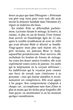 La Vengeance de Polo bèl boug et autres nouvelles