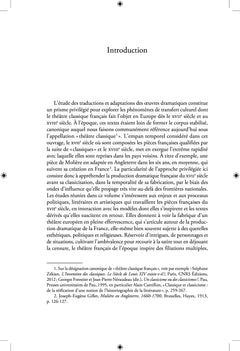 Le théâtre classique français en Europe