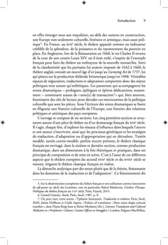 Le théâtre classique français en Europe