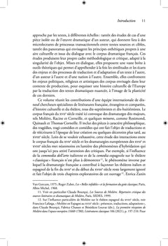 Le théâtre classique français en Europe