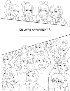 Coloriages k-pop - Les stars de la nuit