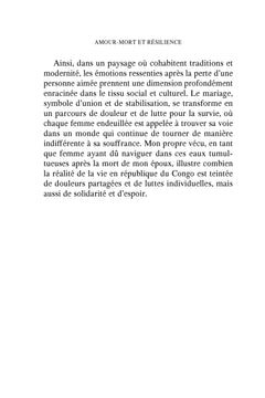 Dans l'abîme du deuil : amour-mort et résilience