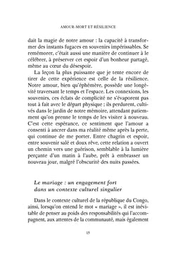 Dans l'abîme du deuil : amour-mort et résilience