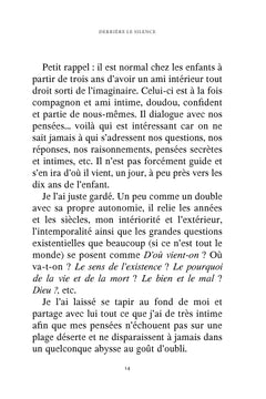Derrière le silence