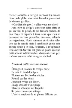 Derrière le silence