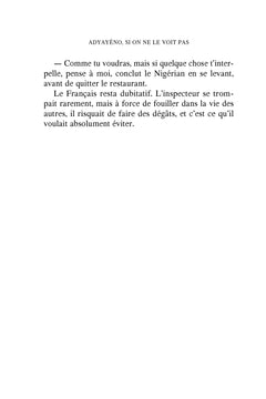 Adyayéno, si on ne le voit pas