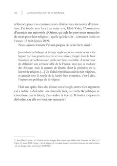 La Déconstruction de la République