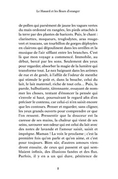 Le Hasard et les fleurs d'oranger