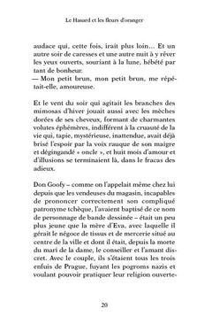 Le Hasard et les fleurs d'oranger