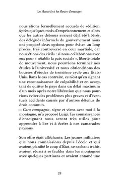 Le Hasard et les fleurs d'oranger