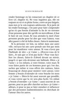 Je suis une royauté