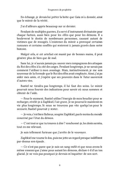Fragments de prophétie