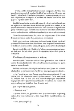 Fragments de prophétie