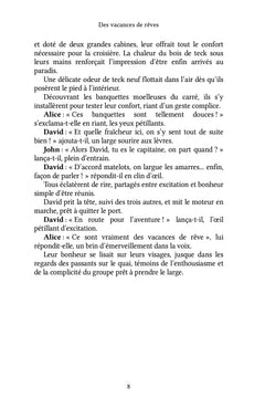 Des vacances de rêves