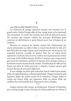 Secrets de violons