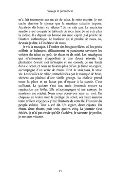 Voyage et parenthèse