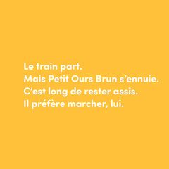 Petit Ours Brun voyage en train - Dès 2 ans