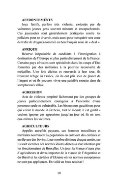 Petit dictionnaire politiquement incorrect