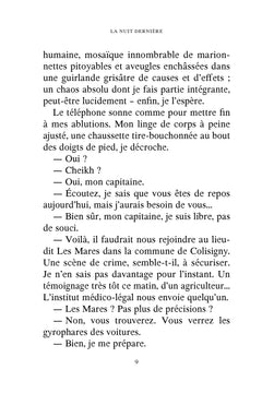 La nuit dernière