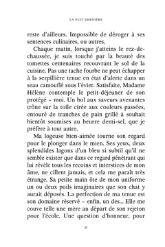 La nuit dernière