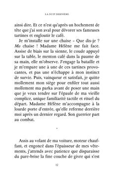 La nuit dernière