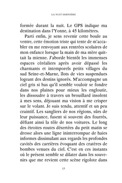 La nuit dernière