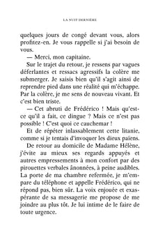 La nuit dernière
