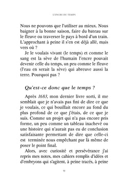 L'encre du temps