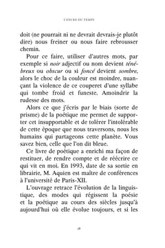 L'encre du temps