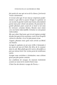 Ntchunguwa ou les péchés du père