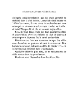 Ntchunguwa ou les péchés du père