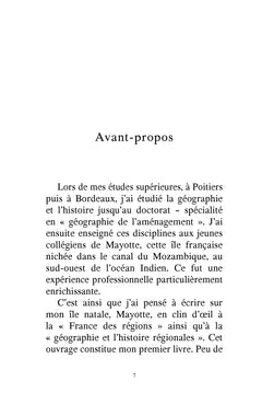 Mayotte au fil des temps : éléments de géographie et d'histoire
