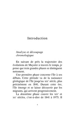 Mayotte au fil des temps : éléments de géographie et d'histoire
