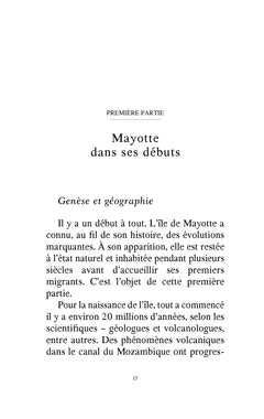 Mayotte au fil des temps : éléments de géographie et d'histoire