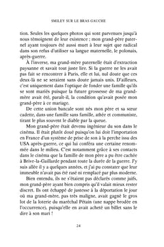 Smiley sur le bras gauche