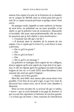 Smiley sur le bras gauche