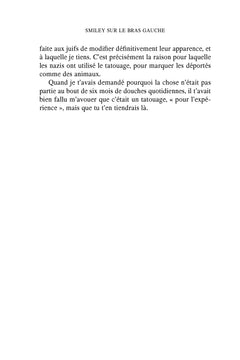 Smiley sur le bras gauche