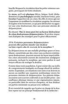 Drépanocytose et bien-être