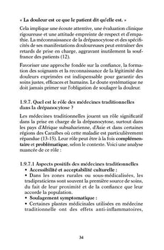 Drépanocytose et bien-être