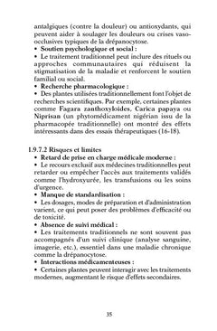 Drépanocytose et bien-être