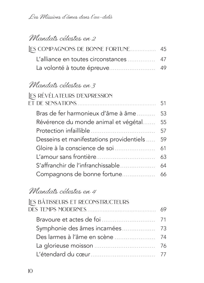 Les missions d'âmes dans l'au-delà