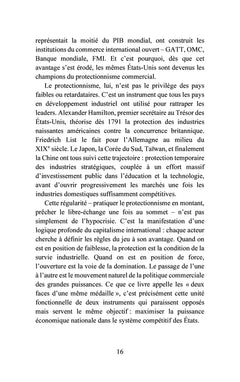 Le libéralisme ou le protectionnisme