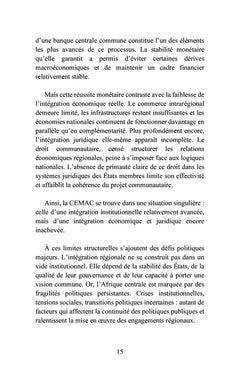 La CEMAC : un projet inachevé
