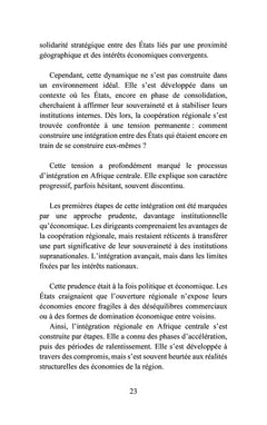 La CEMAC : un projet inachevé