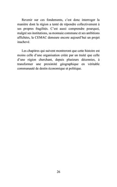 La CEMAC : un projet inachevé