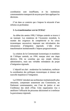 La CEMAC : un projet inachevé