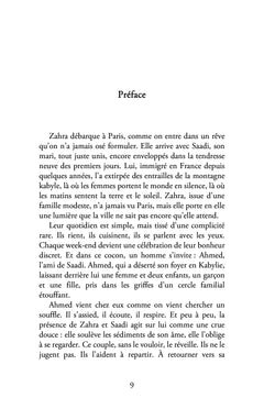 La fleur de Paris, Zahra