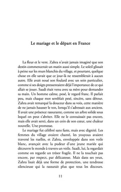 La fleur de Paris, Zahra