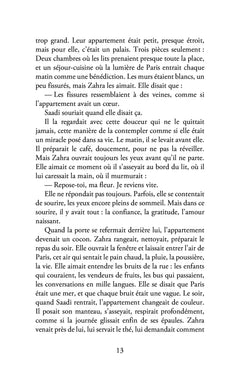 La fleur de Paris, Zahra
