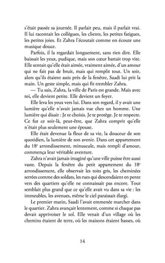 La fleur de Paris, Zahra